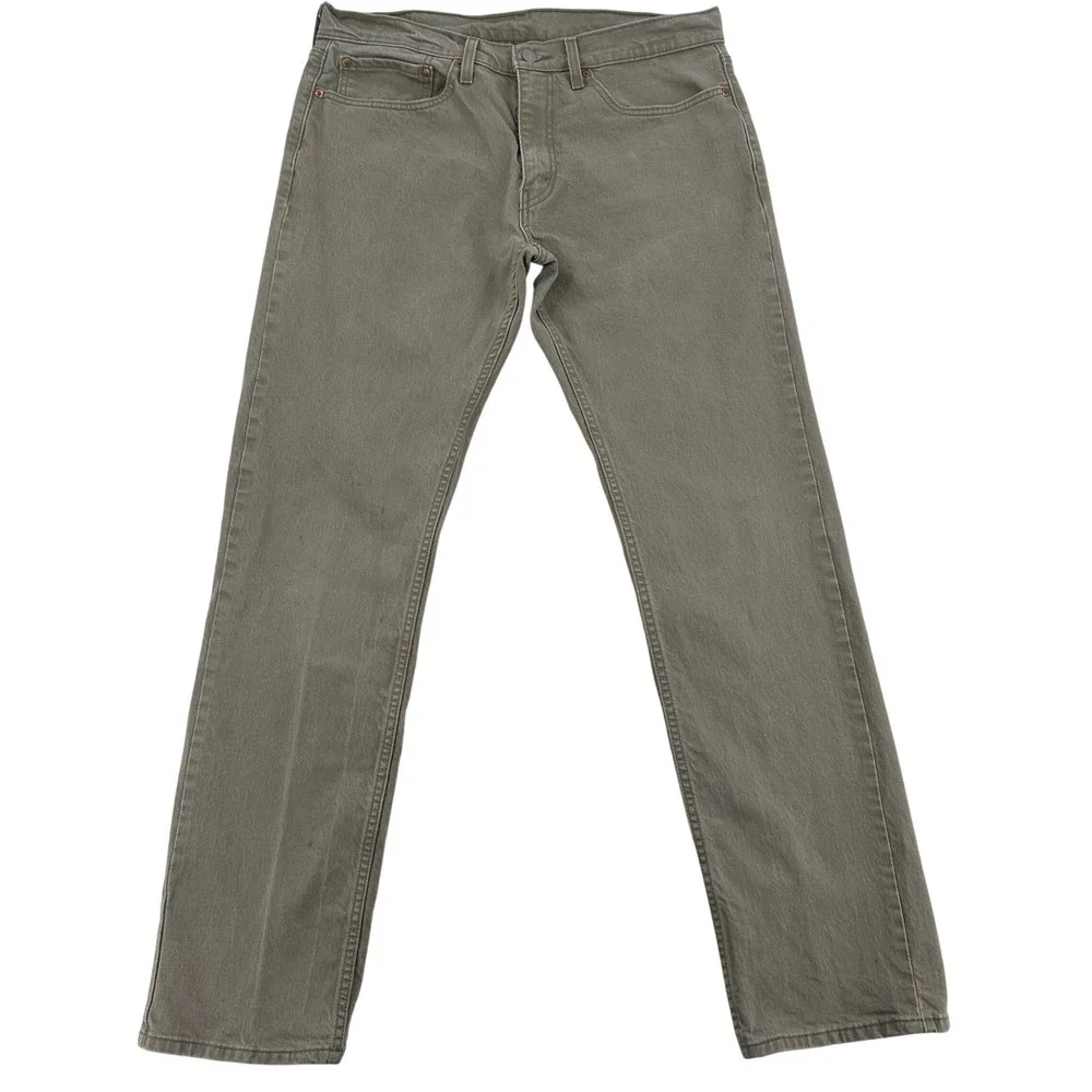 Levi Strauss 511 Slim Fit Khaki Tan  Jeans Work Wear Western Durable Men 34 X 34